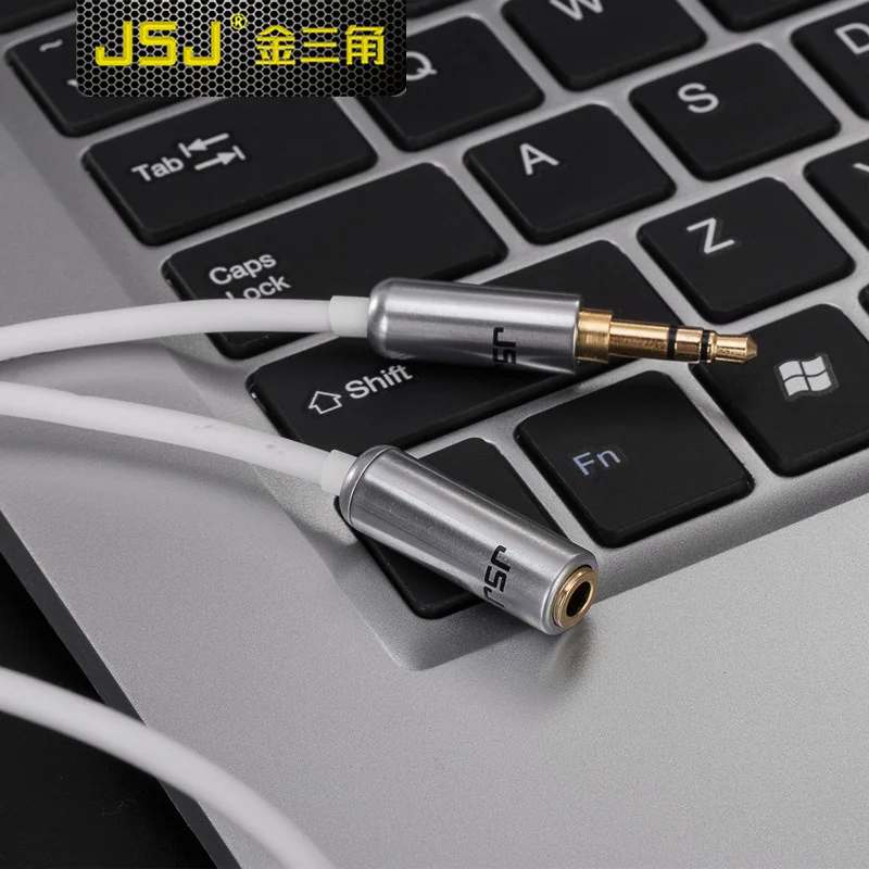 Jsj audio cable extension cable car aux 3 5mm lengthen line mobile phone headphones