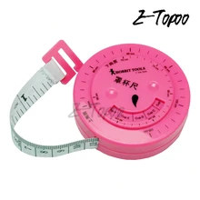Розовый цвет калькулятор индекса массы тела для поддержания здоровья тела, рулетка Индекс Массы Тела с выдвижной кнопкой