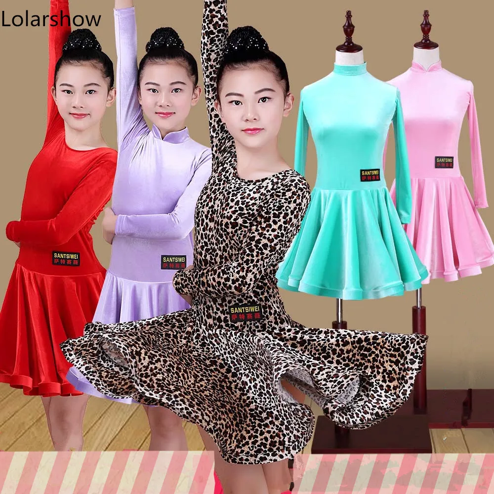 

Kids Girl Latin Ballroom Competition Dance Dress