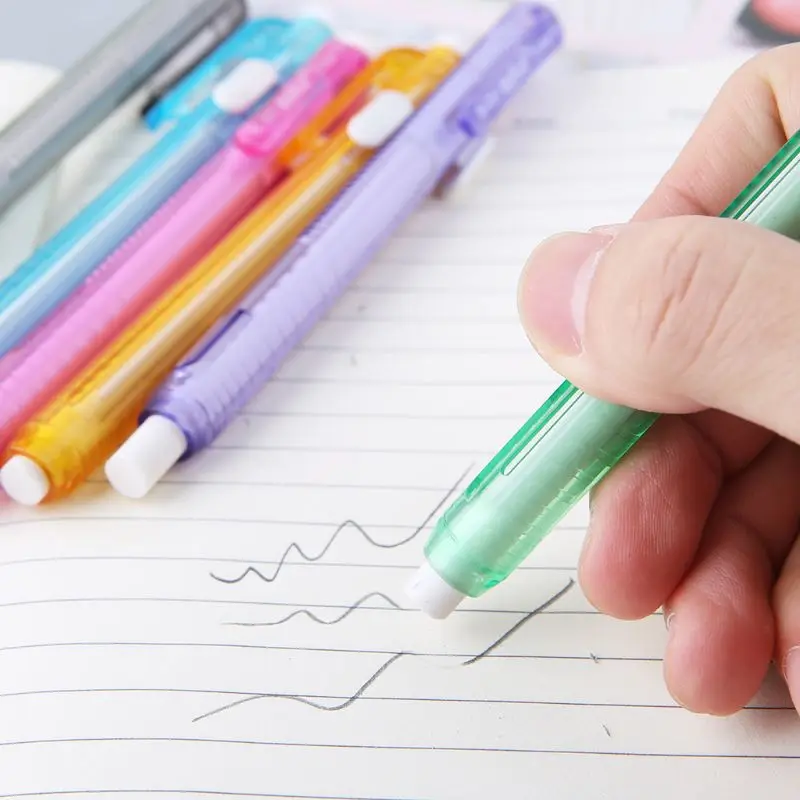 Творческий Пресс ручка фигурный ластик письмо и рисование ластик для карандашей студент, школа, офис Канцтовары для обучения аксессуары для рисования