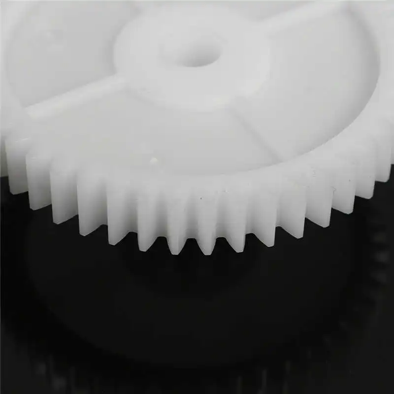 MTGATHER 1 x engranaje blanco de plástico Hol e 8mm para 550 Motor de coche para niños vehículo eléctrico de larga vida útil eléctrica equipo accesorio