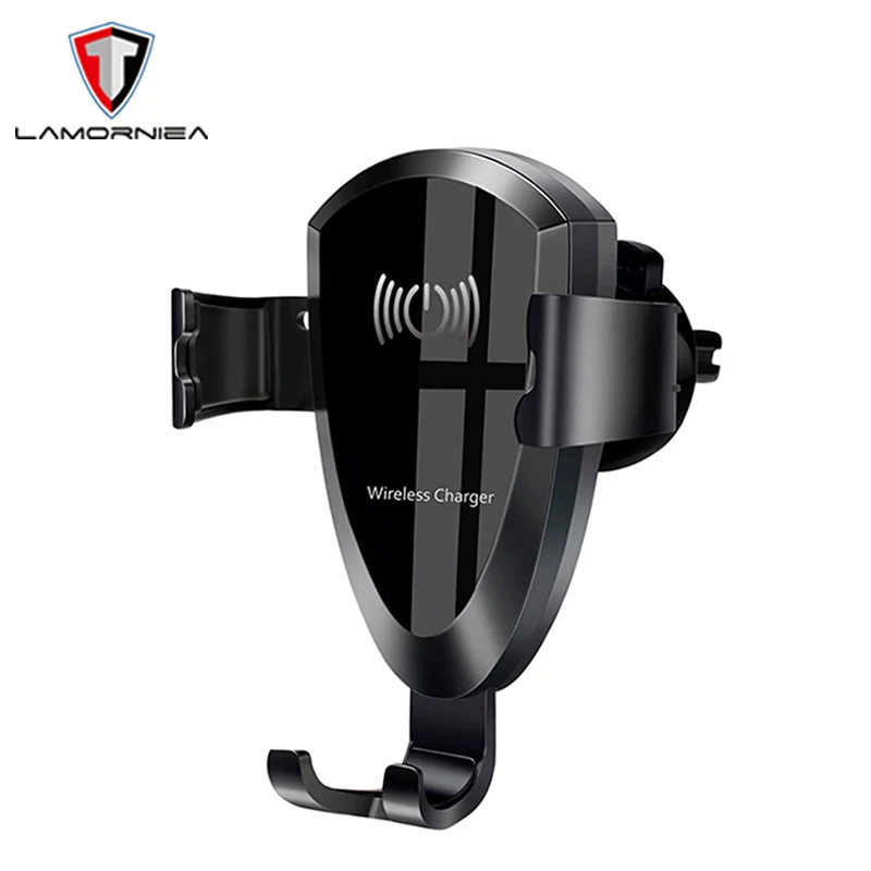 

2 in 1 Qi Wireless Car Charger For Samsung S9 S8 Note 9 iPhone XS MAX XR 7 Quick Wireless Charger Car Mount Mobile Phone Holder