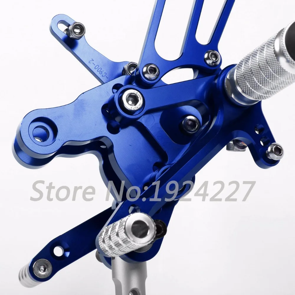 8 цветов ЧПУ Rearsets для Honda CBR 919rr sc33 cbr919rr 1996-1999 сзади набор мотоцикл Регулируемая Подножки педаль 1998 1997