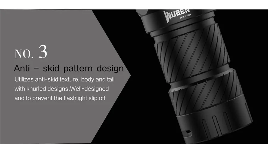 Wuben TO10R High CRI Stepless Dimming Torch light USB Charging Tail Magnetic 16340 Battery Portable LED Flashlight Lighting (13)