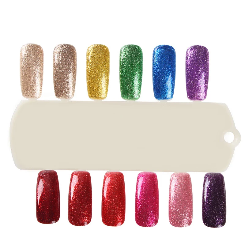 

2Pcs/Set 24Color Removable display board False nails Tips Display Nail Art Acrylic Practice Board DIY Nail Tool Shelf Z40