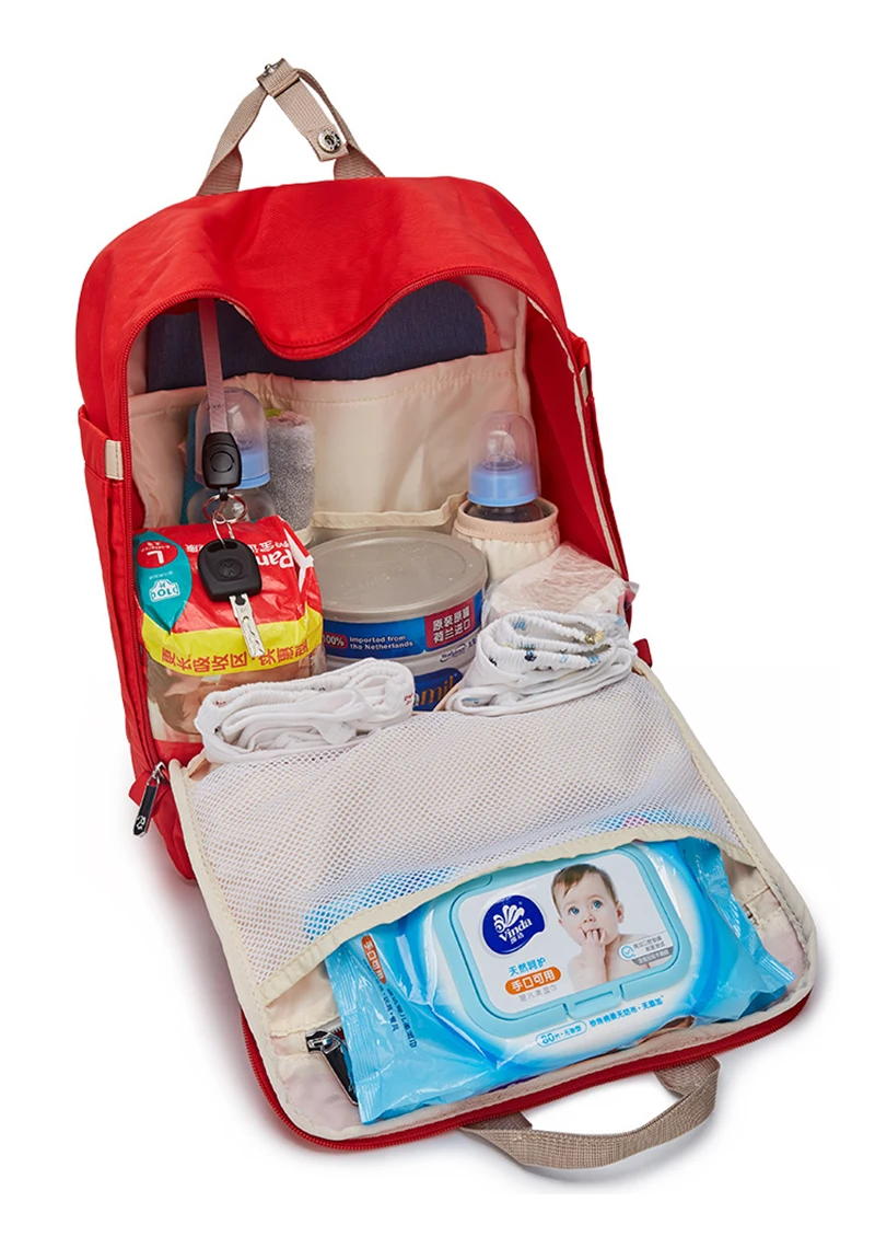 Baby Diaper Bag Multifunction Nappy Bag Waterproof Fashion Backpack Breathable Baby Care Maternity Large Capacity Mochila BB6048 (12)