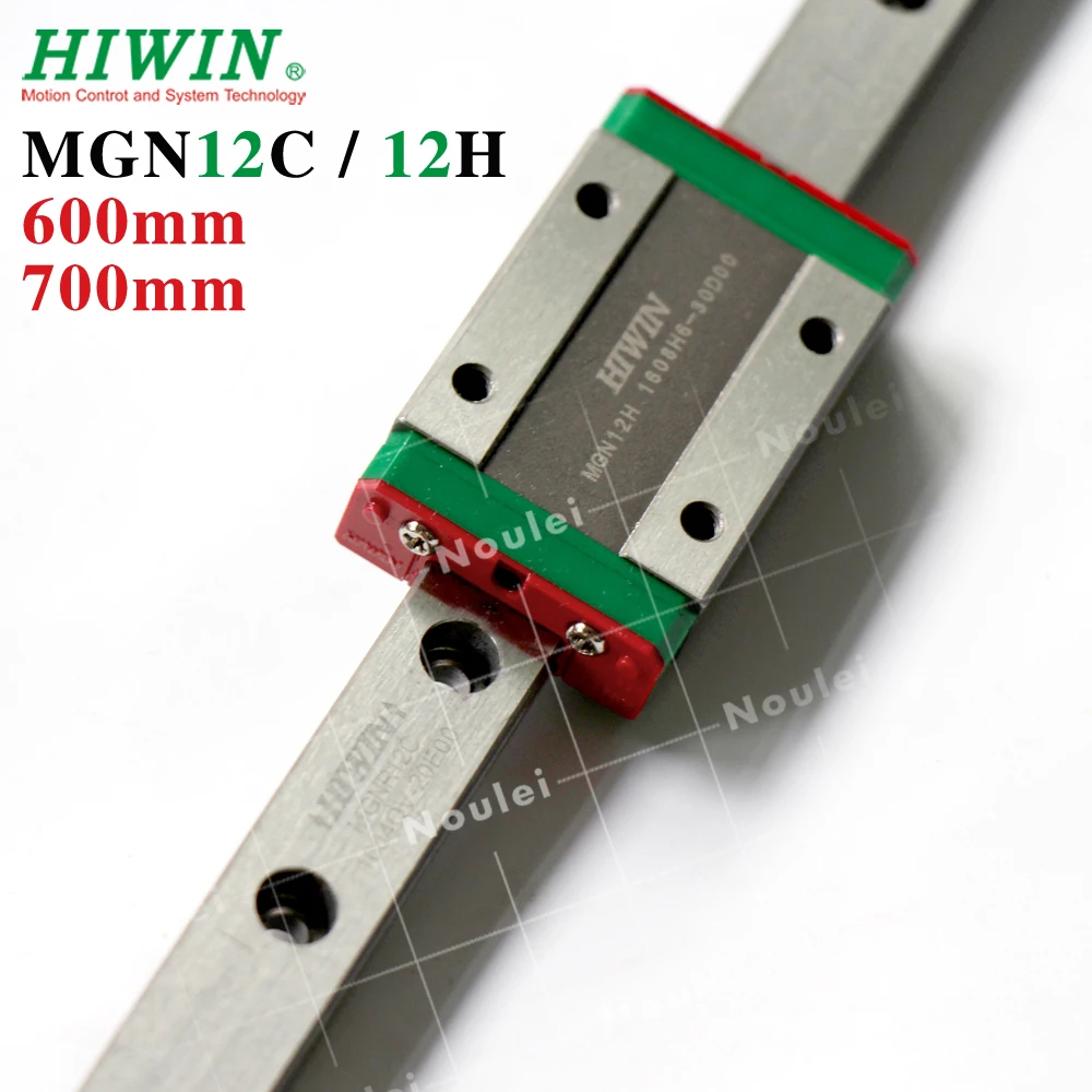 HIWIN MGN 12 линейные направляющие 600 мм 650 м 700 мм MGN12 с MGN-12H 12 линейная направляющая каретки MGN12H MGN12C для станка с ЧПУ комплект