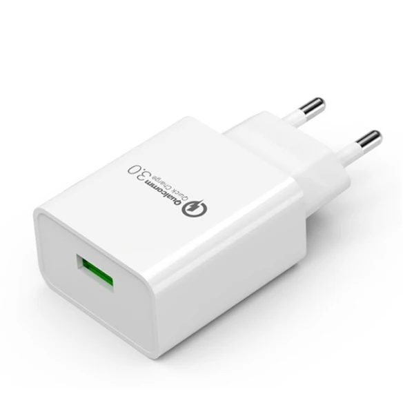 ACCEZZ QC3.0 быстрое USB зарядное устройство 5 в 3 А Быстрая зарядка для iPhone Xiaomi samsung S10 huawei P20 P30 мобильного телефона с европейской вилкой настенное зарядное устройство - Тип штекера: EU White