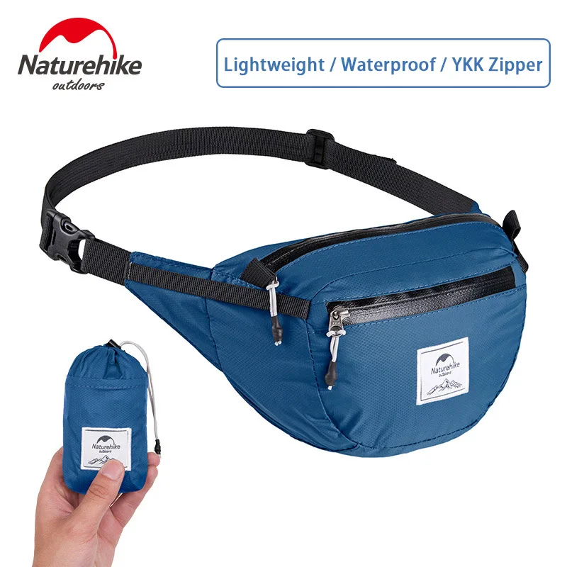

Naturehike Sports Waist Pack Running Bag Unisex Folding Waist Bag Folding Multi-function Waterproof Lightweight Chest Pack