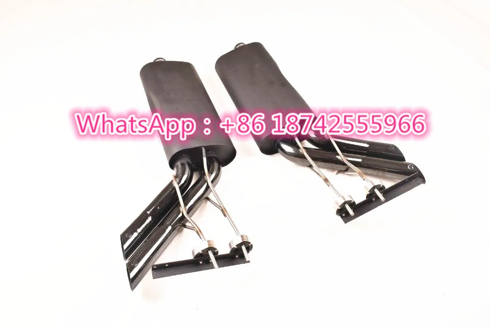 Discount G class w463 exhaust system for G WAGON G63 G65 G500 B style A style exhaust pipe muffler tips 0