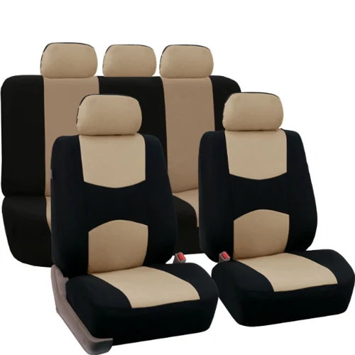 DINGDIAN5Seat автомобильный чехол для сиденья подходит HYUNDAI i10/HB20/i20/ix20/Genesis G80, G90/TUCSON/IX35/New SantaFe/Grandeur/rohans/VERACR/MATRIX - Название цвета: Бежевый