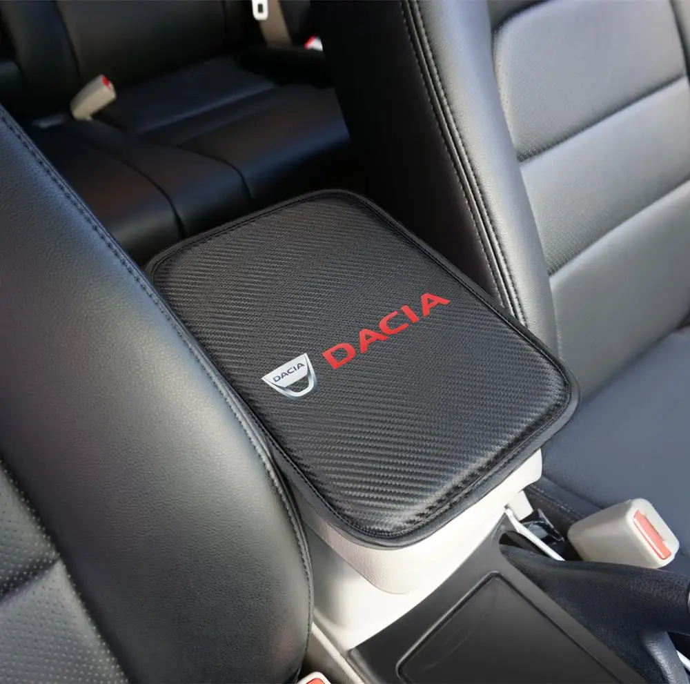

1PCS Car Armrest Pad Covers Auto Seat Armrests Storage Protection Cushion for Dacia Duster Logan Sandero Lodgy Accessories