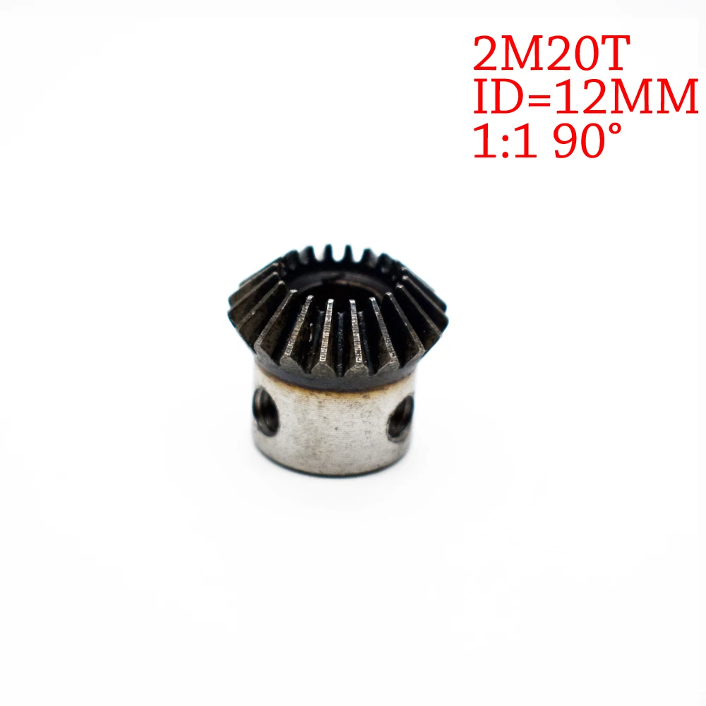 12 мм 1:1 Металлические конические Шестерни s2 модуль 20 Зубы внутренний диаметр 12 мм 90 градусов Шестерни