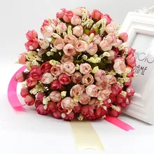 Искусственный Свадебный букет для невесты, лента, букет для девочки, свадебный букет, букет невесты для свадьбы