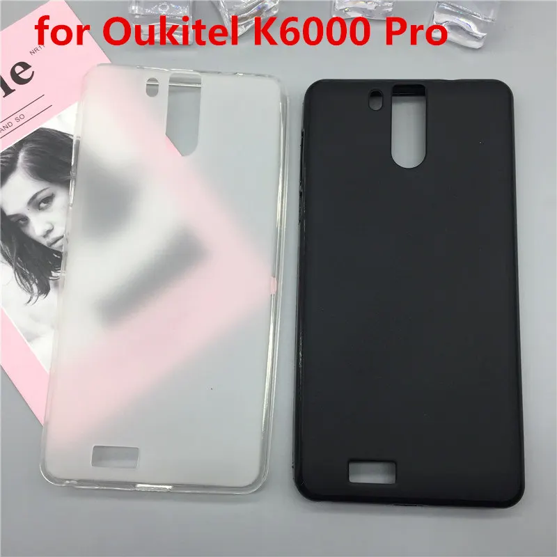 

Case Soft Silicon Phone Para for Oukitel K6000 Pro Luxury TPU Fundas Full Cover Shell Black Cases Original Coque