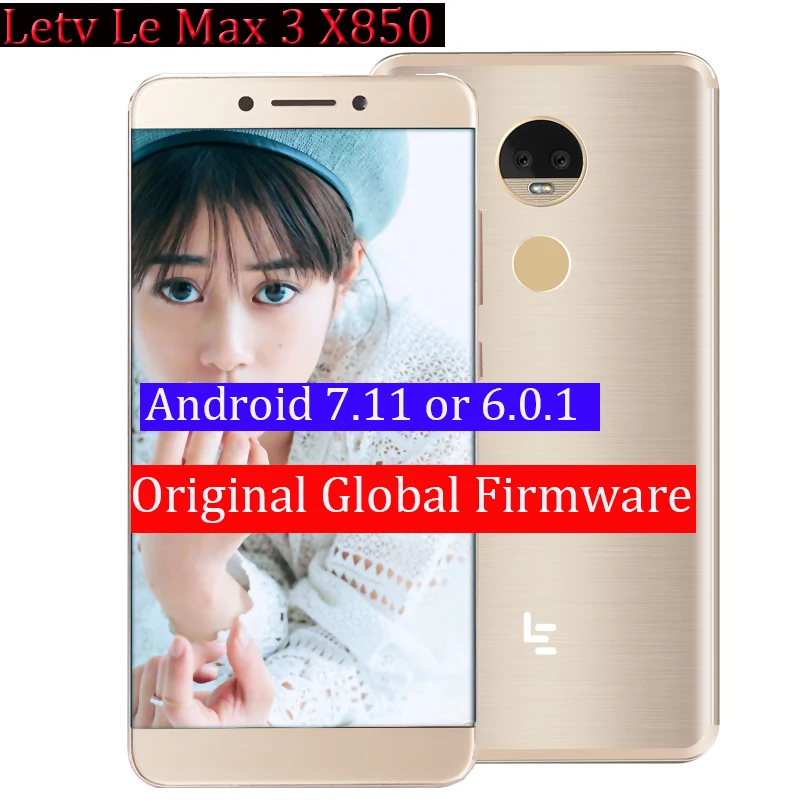 Мобильный телефон Letv leEcoLe Max 3X850, 6 грамм, 64G, 4G LTE, мобильный телефон Snapdragon 821, четырехъядерный, 5,7 дюймов, двойная камера, pk mi Phone