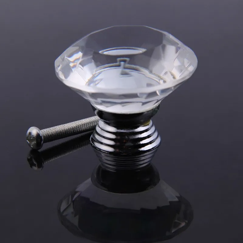 Popular-1X-40mm-Diamond-Shape-Clear-Crystal-Glass-Drawer-Cabinet-Pull-Handle-Knob-Free-Shipping (3)