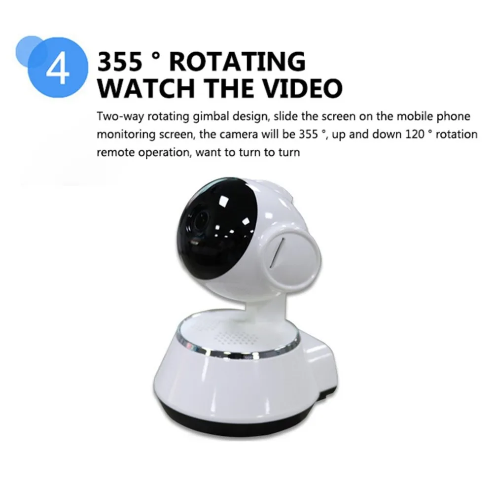720P WiFi IP камера Детский Монитор Портативная HD Беспроводная умная детская камера Аудио Видео Запись наблюдения домашняя камера безопасности