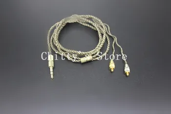 

Silver plated earphone wire DIY upgrade line for se215 se535 ue900