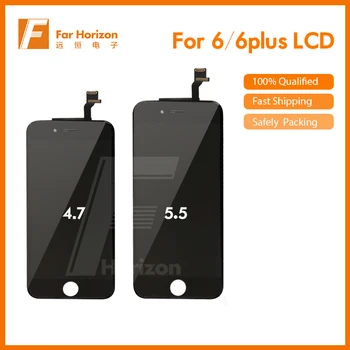 

Wholesale 50 PCS/Lot 100% Tested LCD for iPhone 6/6 Plus of Capacitive Touch Screen For iPhone 6 Plus LCD Fully Assembled