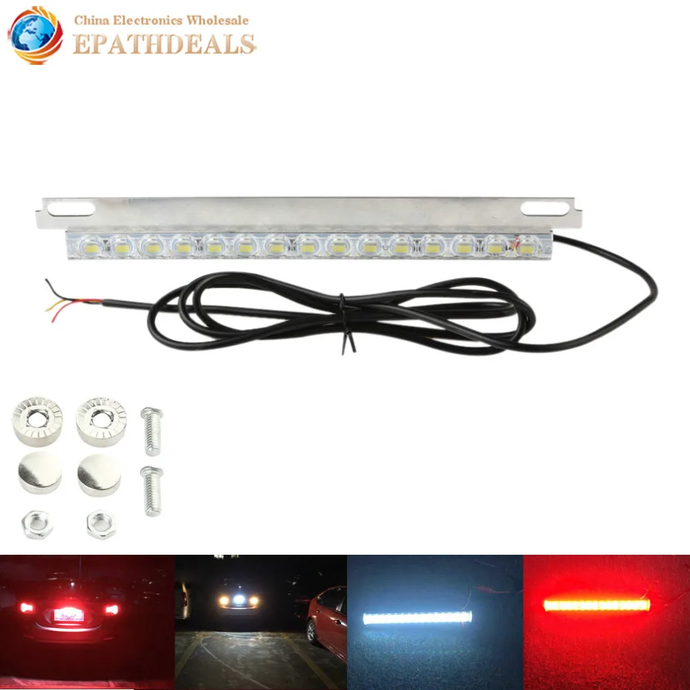 

12V 12W IP67 Waterproof Auto Car LED Reversing Auxiliary Brake Stop Reverse Light Safe Night Driving Lamp Bar