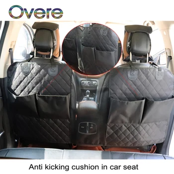 

Overe Car Seat Back Protector Cover Dog Cat Anti Kick Mat Storage Bag for Seat Leon Ibiza Skoda Rapid Fabia Octavia Yeti Audi A3