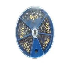 Динамическая рыболовная яйцевая пулевидная установка грузила свинцовый вес разделенная дробилка Высокое качество Новые Крючки рыболовные снасти инструменты для кемпинга 6