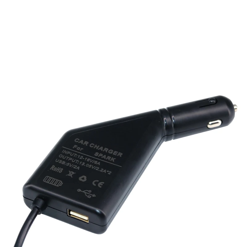 3 in 1 Car Charger 2 pcs Battery Charging & 1 pcs USB Port Remote Control Charge 3 Port  For DJI SPARK Accessories 1 (4)