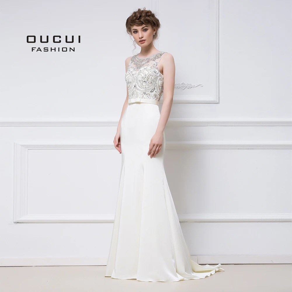 Длинное вечернее платье русалки с круглым вырезом и поясом|evening dress|long evening dresslong |