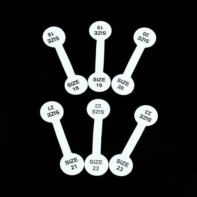 Buy 100Pcs/Bag Jewelry Sticker Ring Size Label Paper