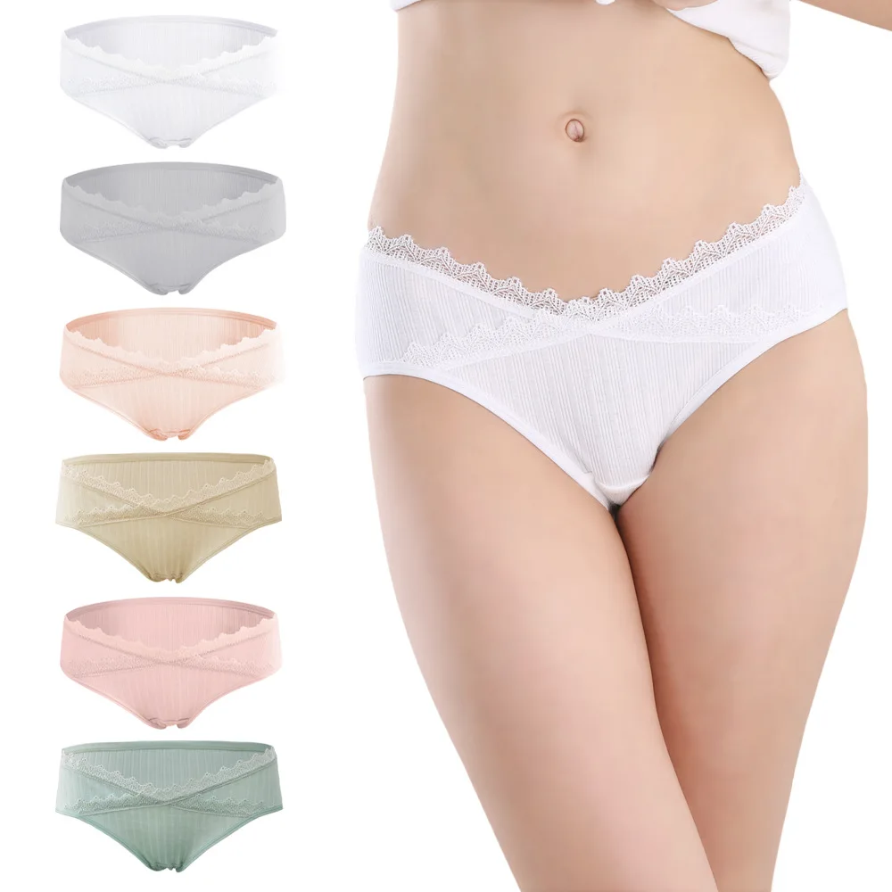 

Women Pregnant Briefs Cotton Lace Low Waist Maternity Underwear Women Underwear Maternity Panties Pregnancy Clothes