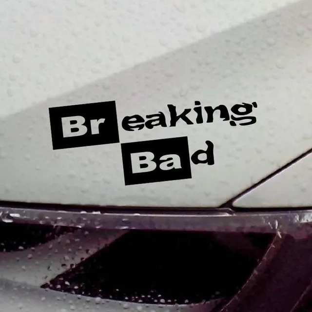 Classic American TV series Breaking Bad Walt white vinyl sticker car window  decal