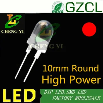 

Free shipping 10mm red led diode 0.5w Round dip led Taiwan chipset 2.0-2.2V(CE&Rosh)