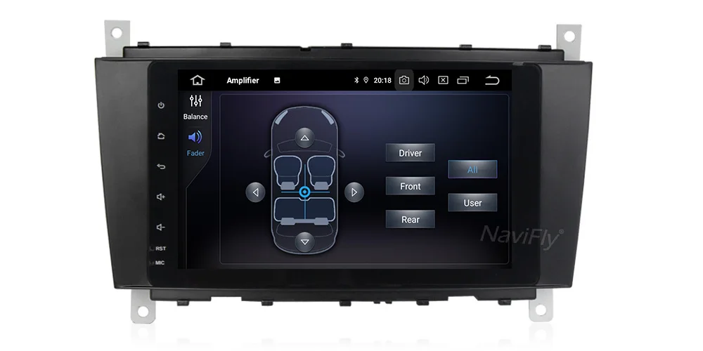 Sale 8" Android 9.0 IPS DSP Car radio audio Player For Mercedes/Benz C-Class W203 C180 C200 CLK W209 CLS W219 GPS Navigation WIFI RDS 21