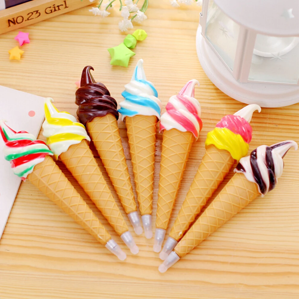 

1PC kawaii Ball pen creative ice cream pen caneta stationery ballpoint pen office school supplies gift