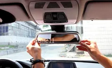 2011-2016 Auto Car Interior Rearview Mirror Cover Trim For Range Rover Evoque