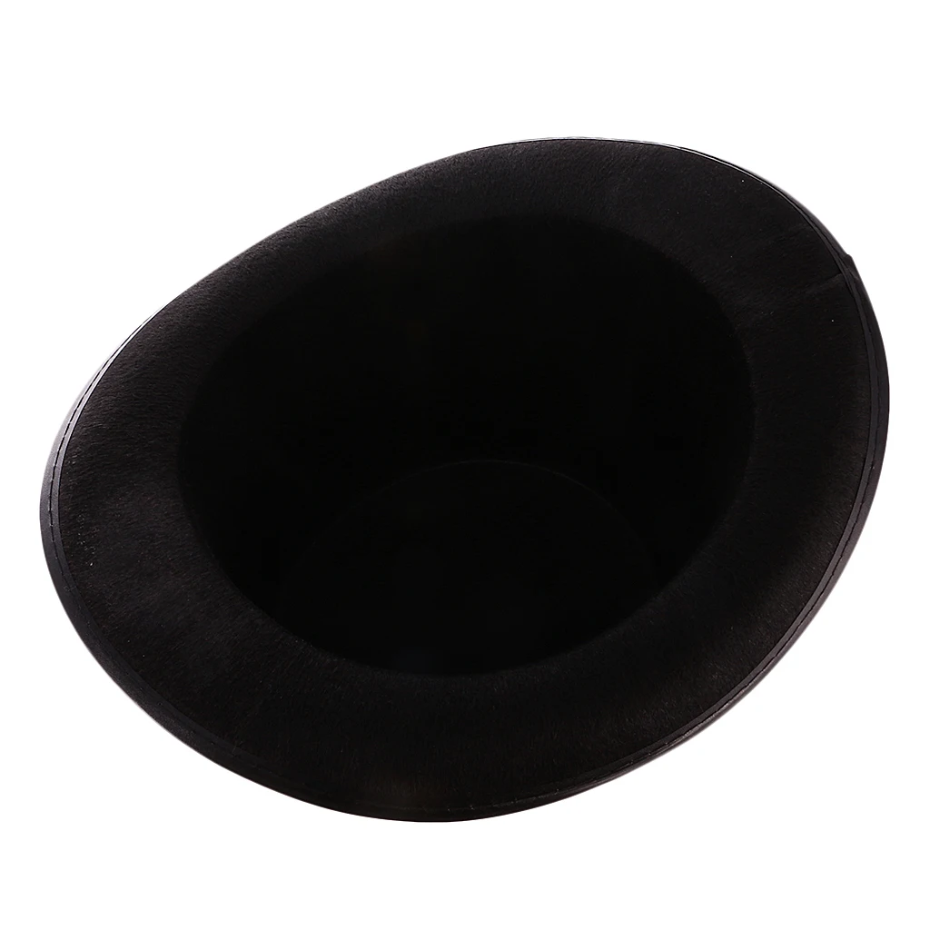 New Polyester Felt Magician Black Hat Halloween Hat Jazz Hat for Custume Wedding Carnival Day Party DIY Decor Favor Gift Access