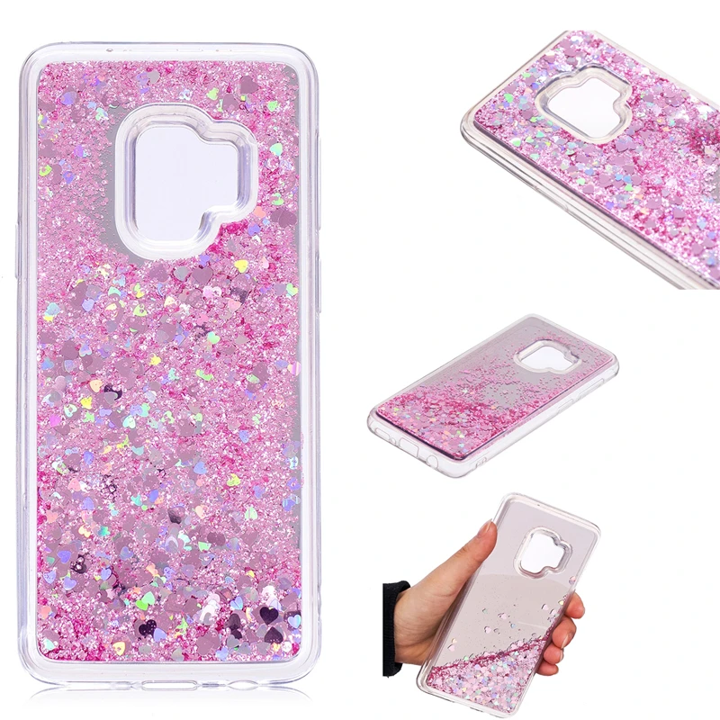 Luxury Glitter Dynamic liquid fast mirror Case For Samsung