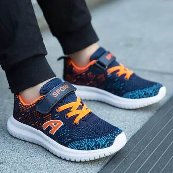 

Children Shoes Boys Sneakers for Girls Casual Shoes Mesh Breathable Kids Running Shoes Mix Color Outdoor Student Sports Shoes