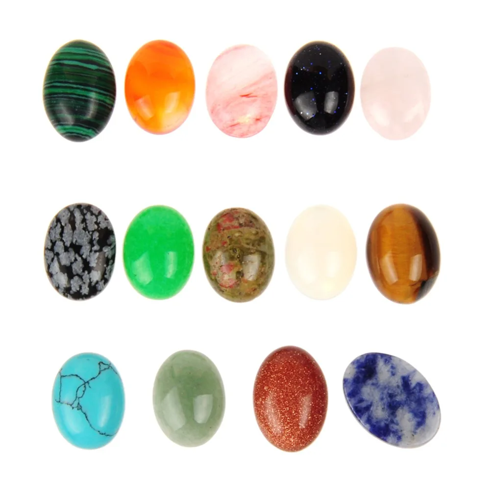 

Wholesale 50pcs/lot 12x16mm Mixed Random Color Healing Crystal Beads Oval CAB Cabochon Teardrop Opal Stone Beads Free Shipping