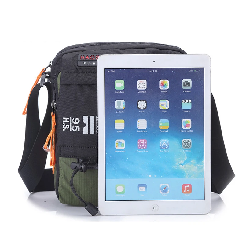 High Quality Men Nylon Crossbody Bag Multifunction Male Shoulder Handbag Brand Messenger Bag Travel Drop Thigh Pouch