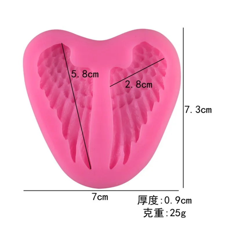 TTLIFE Крылья Ангела силиконовая форма помадка торт деко инструменты шоколадная мастика формы для сахара кондитерские кухонные аксессуары