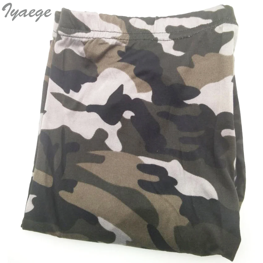 Women Camuflage Pants Capri