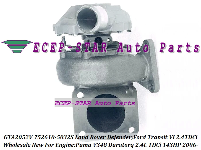 GTA2052V 752610-5032S 752610-0009 1355066 Turbo Turbocharger For Land Rover Defender For Ford Transit VI 2.4L TDCi Puma 143HP  (2)