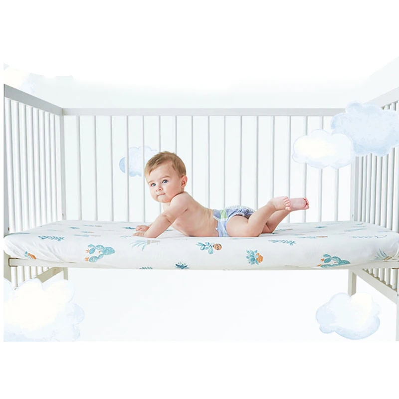 2019 Hot Knitted Cotton Baby Crib Sheets Newborn Bedding Baby Crib Sheets Soft Breathable Baby Bed Mattress Cover Protector 2019 Hot Knitted Cotton Baby Crib Sheets Newborn Bedding Baby Crib Sheets Soft Breathable Baby Bed Mattress Cover Protector