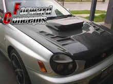 PARA FIBRA DE CARBONO 02-03 IMPREZA GG WRX STi GDA GDB CAPÔ CAPÔ ENTRADA DE VENTILAÇÃO DA COLHER