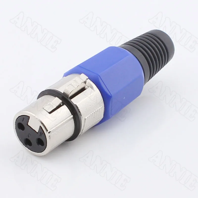 10pcs/lot Microphone Plug Swedish 3 Pin XLR Female Socket Cannon Jack | Обустройство дома
