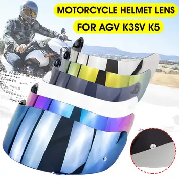 

Motorcycle Full Face Helmet Lens Visor Shield For AGV K3SV K5 Helmets Glasses Mask with Pin Lock