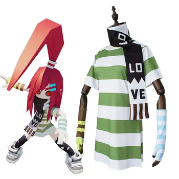 

Anime Aotu World cosplay Abby cos Halloween daily girls female dress set costumes dress+gloves+scarf+headdress