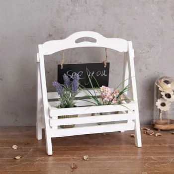 

American country flower rack rack, blackboard cafe, shop bar, advertisement board, message board, decorating rack.